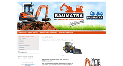 Desktop Screenshot of baumatra.de